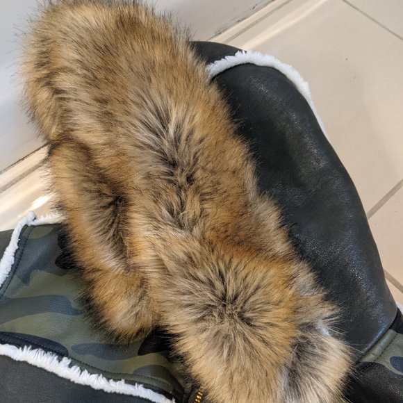 Jordan Craig Shearling Jacket- Size M - Picture 4 of 8